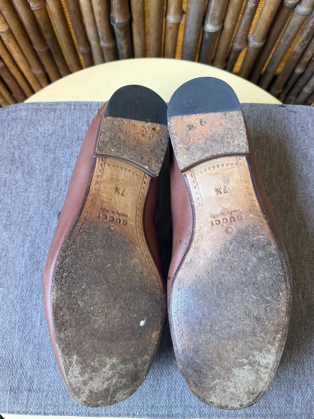 GUCCI men’s leather loafers